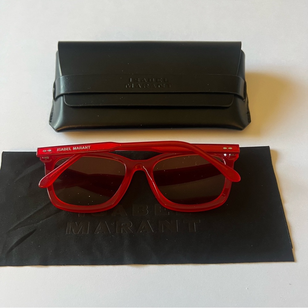 ISABEL MARANT Red Sunglasses Isabel Marant
IM 0010/S C9A/0X NEW WITH CASE - Picture 13 of 16